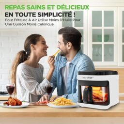 Image du fabricant 3 du NutriChef Friteuse à Air 5.5L