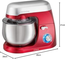 Image du fabricant 3 du Robot pâtissier Bomann KM6009CB rouge