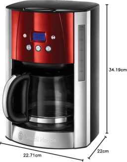 Image du fabricant 3 du Russell Hobbs cafetière Luna rouge