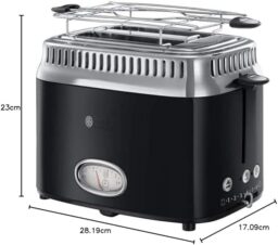 Image du fabricant 3 du Russell Hobbs Grille Pain Retro noir