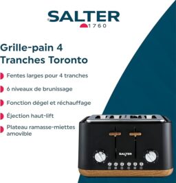 Image du fabricant 3 du Salter Grille-Pain 4 Tranches