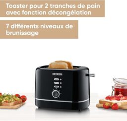 Image du fabricant 3 du SEVERIN Grille-pain AT 4321 Noir