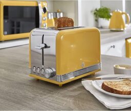 Image du fabricant 3 du Swan Retro grille-pain jaune