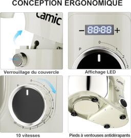 Image du fabricant 4 du Camic Robot Pâtissier inox