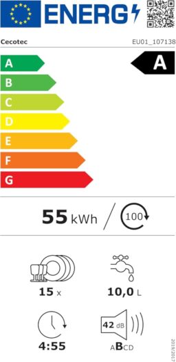 Image du fabricant 4 du Cecotec Bolero 6900 Dark lave-vaisselle