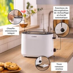 Image du fabricant 4 du Grille-pain Bosch MyMoment blanc