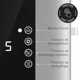 Image du fabricant 4 du LEBENLANG Grille-Pain Inox 4 fentes