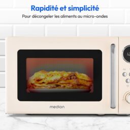 Image du fabricant 4 du Micro-ondes rétro MEDION beige