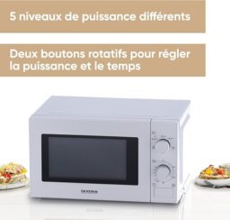 Image du fabricant 4 du Micro-ondes SEVERIN MW 7770 blanc