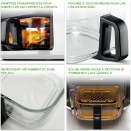 Image du fabricant 4 du NutriChef Friteuse à Air 5.5L
