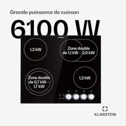 Image du fabricant 4 du Plaque vitrocéramique Klarstein 4 feux