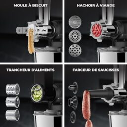 Image du fabricant 4 du Robot pâtissier 6 en 1 noir