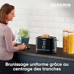 Image du fabricant 4 du SEVERIN Grille-pain AT 4321 Noir