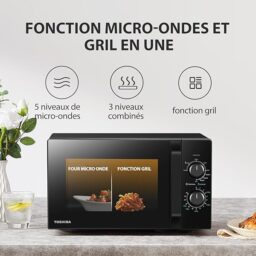 Image du fabricant 4 du Toshiba Micro-ondes MW2-MG20P(BK)