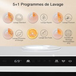 Image du fabricant 4 du YU YUSING Mini Lave-vaisselle