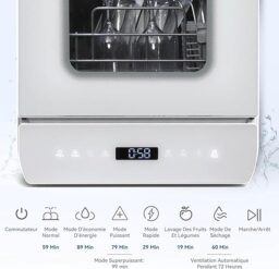 Image du fabricant 4 du YU YUSING Mini Lave-vaisselle