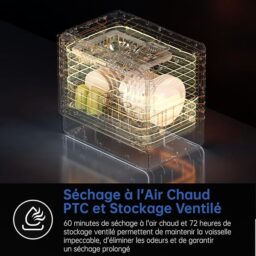 Image du fabricant 5 du AIRMSEN Mini lave-vaisselle compact