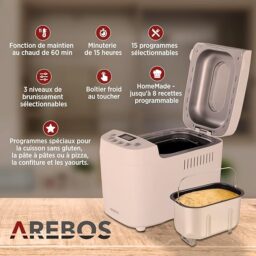 Image du fabricant 5 du Arebos Machine à pain blanc