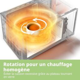 Image du fabricant 5 du Comfee' CM-M202CC(WH) micro-ondes blanc