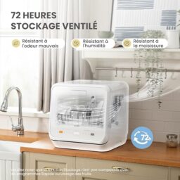 Image du fabricant 5 du COMFEE' mini lave-vaisselle blanc
