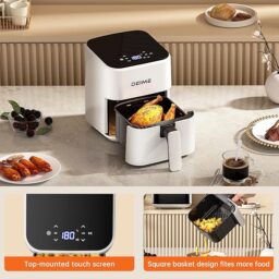 Image du fabricant 5 du DEIME Air Fryer compact blanc