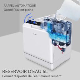 Image du fabricant 5 du Hermitlux Mini-lave-vaisselle blanc