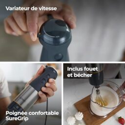 Image du fabricant 5 du Kenwood HBM60.007GY mixeur plongeant