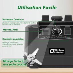 Image du fabricant 5 du Kitchen in the box Blender Noir