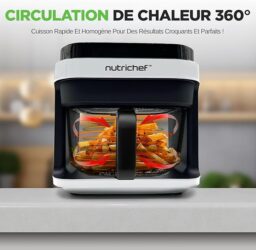 Image du fabricant 5 du NutriChef Friteuse à Air 5.5L