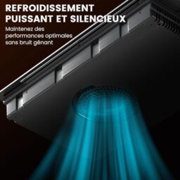 Image du fabricant 5 du Plaque induction 2 feux noire