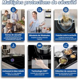 Image du fabricant 5 du Plaque à induction AMZCHEF 4 zones