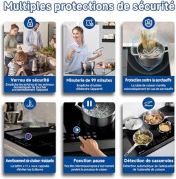 Image du fabricant 5 du Plaque induction AMZCHEF 60cm