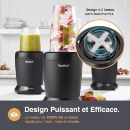 Image du fabricant 5 du VonShef Blender Smoothie noir