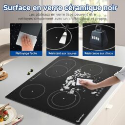 Image du fabricant 6 du AMZCHEF plaque vitrocéramique 4 feux