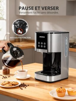 Image du fabricant 6 du Cafetière filtre Aigostar noire