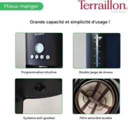 Image du fabricant 6 du Cafetière Terraillon NEW MOON bleue