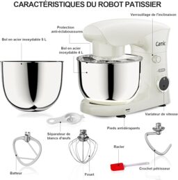 Image du fabricant 6 du Camic Robot Pâtissier inox