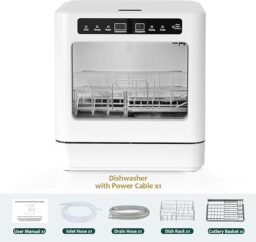 Image du fabricant 6 du Mini lave-vaisselle 800W portable