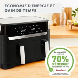 Image du fabricant 6 du Moulinex air fryer deux compartiments