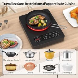 Image du fabricant 6 du Plaque vitrocéramique VBGK 2000W