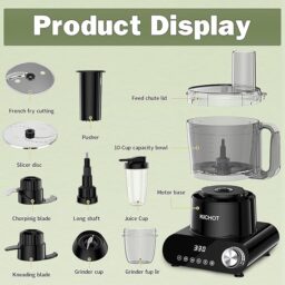 Image du fabricant 6 du Robot de cuisine 2.5 L Noir