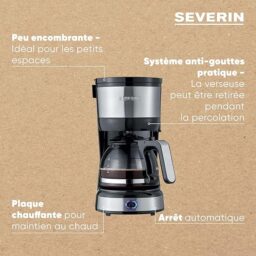 Image du fabricant 6 du SEVERIN Cafetière filtre inox-noir