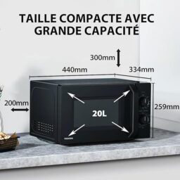 Image du fabricant 6 du Toshiba Micro-ondes MW2-MG20P(BK)