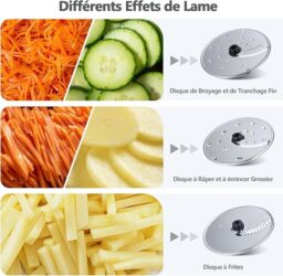 Image du fabricant 6 du YASHE Robot Cuisine Multifonctions