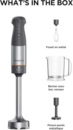 Image du fabricant 7 du Kenwood HBM60.007GY mixeur plongeant