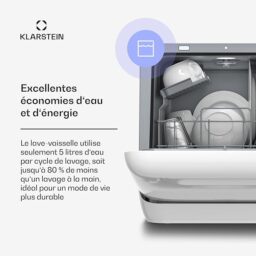 Image du fabricant 7 du Klarstein Aquatica mini lave-vaisselle