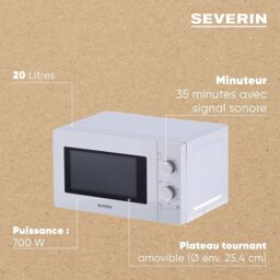 Image du fabricant 7 du Micro-ondes SEVERIN MW 7770 blanc