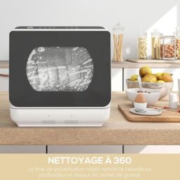 Image du fabricant 7 du Mini lave-vaisselle HOMCOM noir