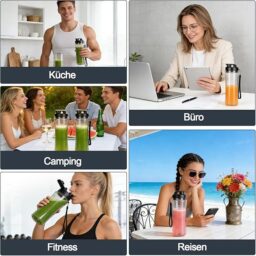 Image du fabricant 7 du OMMO Blender Smoothie noir