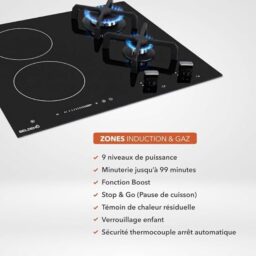 Image du fabricant 7 du Plaque cuisson mixte gaz induction